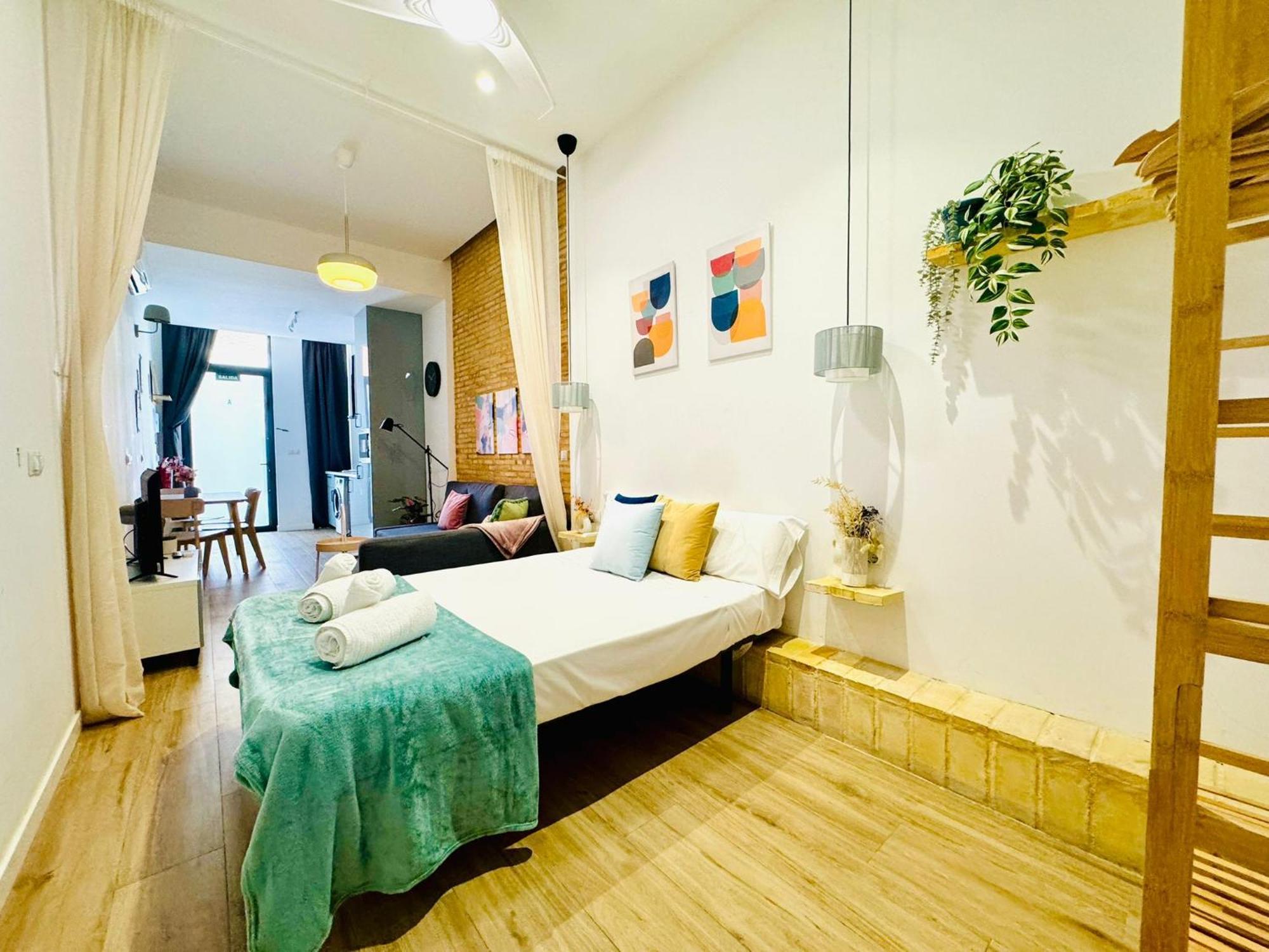Relaxing Beachside Cabanyal Loft Valência Exterior foto
